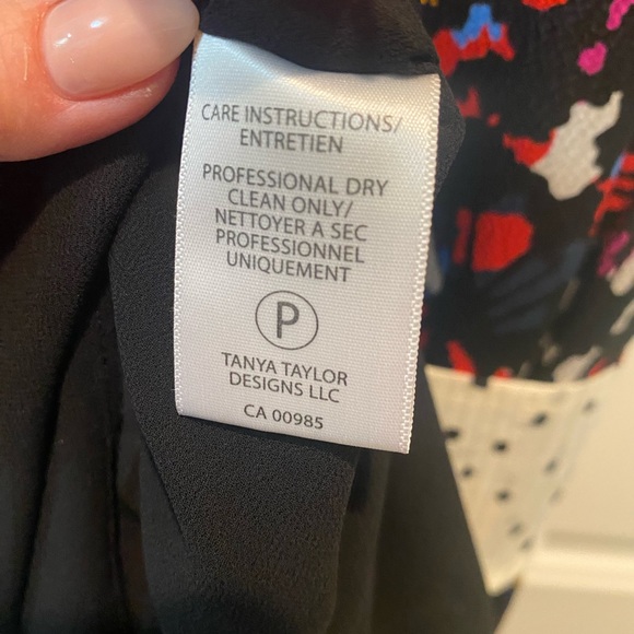 TANYA TAYLOR Bianka Ruffle Confetti Dot Wrap Dress - Picture 12 of 12